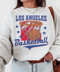 Los Angeles Clipper, Vintage Los Angeles Clipper Sweatshirt  T-Shirt, Los Angeles Basketball Shirt, Clippers T-Shirt