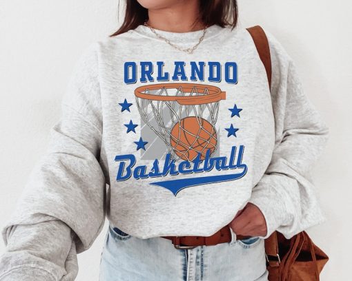 Vintage Orlando Basketball Sweatshirt  T-Shirt, Orlando Basketball Shirt, Magic T-Shirt, Orlando Fan Shirt