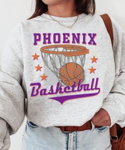 Vintage Phoenix Basketball Sweatshirt  T-Shirt, Phoenix Sun, Phoenix Basketball Crewneck, Suns TShirt