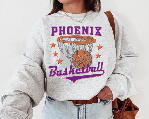 Vintage Phoenix Basketball Sweatshirt  T-Shirt, Phoenix Sun, Phoenix Basketball Crewneck, Suns TShirt