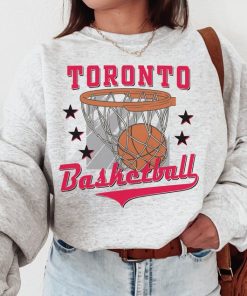 Toronto Raptor, Vintage Toronto Basketball Sweatshirt  T-Shirt, Toronto Basketball Crewneck, Raptors T-Shirt