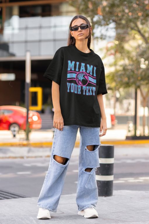 Vintage Miami vic Sweatshirt  T-Shirt, vice Sweater, Miami vic, vice T-Shirt, Vintage Basketball Fan Shirt