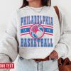 Vintage Philadelphia Basketball Sweatshirt  T-Shirt, Philadelphia 76er Sweater, 76er T-Shirt, Vintage Basketball Fan