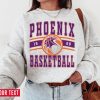 Vintage Phoenix Basketball Sweatshirt  T-Shirt, Phoenix Sun Sweater, Suns T-Shirt, Vintage Basketball Fan Shirt