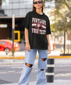 Vintage Portland Basketball Sweatshirt  T-Shirt, Portland Basketball Sweater, Vintage Basketball Fan Shirt