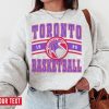 Vintage Toronto Basketball Sweatshirt  T-Shirt, Toronto Raptor Sweater, Raptors T-Shirt, Vintage Basketball Fan