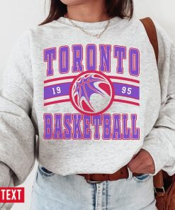 Vintage Toronto Basketball Sweatshirt  T-Shirt, Toronto Raptor Sweater, Raptors T-Shirt, Vintage Basketball Fan