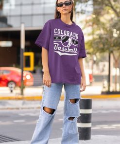 Vintage Colorado Rockie Crewneck Sweatshirt / T-Shirt, Rockies EST 1991 Sweatshirt, Colorado Baseball Shirt