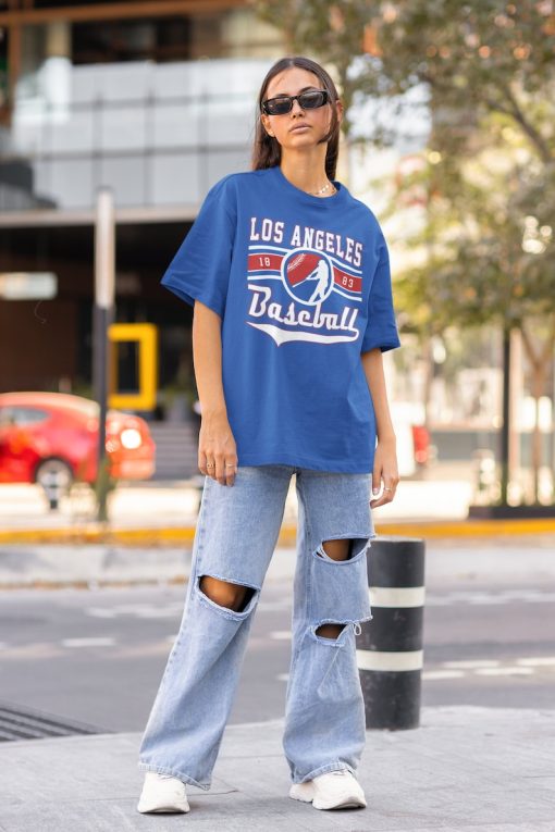 Vintage Los Angeles Dodger Crewneck Sweatshirt / T-Shirt, Dodgers EST 1883 Sweatshirt, Los Angeles Baseball Shirt