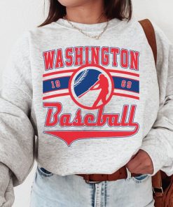 Vintage Washington National Crewneck Sweatshirt / TShirt, Nationals EST 1969 Sweatshirt, Washington Baseball Game Day