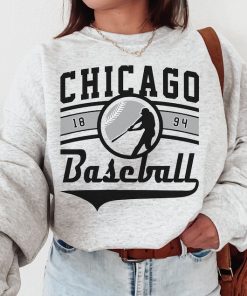 Vintage Chicago White So Crewneck Sweatshirt / T-Shirt, Chicago White So EST 1894Sweatshirt, Chicago Baseball Shirt