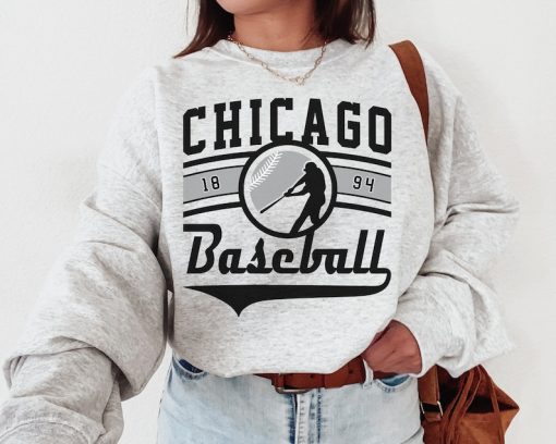 Vintage Chicago White So Crewneck Sweatshirt / T-Shirt, Chicago White So EST 1894Sweatshirt, Chicago Baseball Shirt