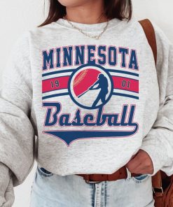 Vintage Minnesota Twin Crewneck Sweatshirt / T-Shirt, Minnesota Twin EST 1901 Sweatshirt, Minnesota Baseball Shirt