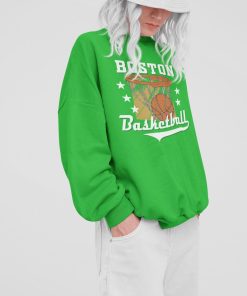 Boston Celtic, Vintage Boston Celtic Sweatshirt T-Shirt, Boston Basketball Shirt, Celtics TShirt, Basketball Fan Shirt