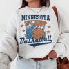 Minnesota Timberwolve, Vintage Minnesota Timberwolve Sweatshirt  T-Shirt, Minnesota Basketball Shirt