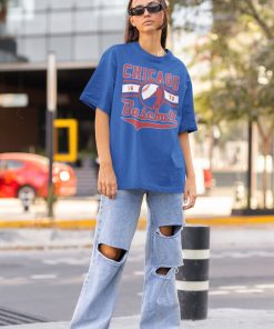 Vintage Chicago Cub Crewneck Sweatshirt / T-Shirt, Cubs EST 1870 Sweatshirt, Chicago Baseball Shirt, Retro Cubs Shirt