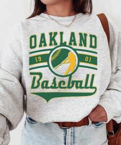 Vintage Oakland Athletic Crewneck Sweatshirt / TShirt, Athletics EST 1901 Sweatshirt, Oakland Baseball Game Day Shirt