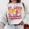 Vintage St Louis Cardinal Crewneck Sweatshirt / T-Shirt, Cardinals EST 1882 Sweatshirt, St Louis Baseball Game Day