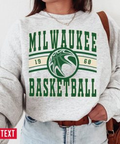 Milwaukee Buck, Vintage Milwaukee Buck Sweatshirt  T-Shirt, Bucks Sweater, Bucks T-Shirt, Vintage Basketball Fan Shirt