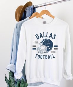 Dallas Cowboys Sweatshirt, Vintage Dallas Football 1960, Cowboys Crewneck, Dallas Football Shirt, Dallas Cowboys Vintage