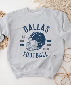 Dallas Cowboys Sweatshirt, Vintage Dallas Football 1960, Cowboys Crewneck, Dallas Football Shirt, Dallas Cowboys Vintage