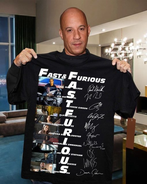 Fast And Furious Tee, Fast And Furious Anniversary Shirt, Fast Furious Shirt, Vin Diesel Shirt, Paul Walker T-Shirt