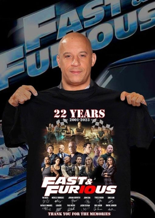 Fast And Furious Shirt, Thank You For The Memories Shirt, Fast X Movie Shirt, Dom Toretto