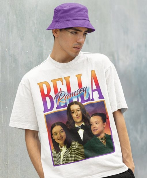 Retro Bella Ramsey Shirt -Bella Ramsey Hoodie,Ellie Williams Homage Shirt ,Bella Ramsey Sweatshirt,Bella Ramsey Merch