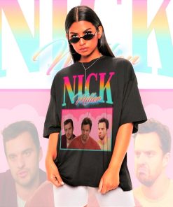 Nick Miller Shirt -Nick Miller Homage Vintage Tshirt,Nick Miller Retro Shirt,Nick Miller Retro Sweatshirt