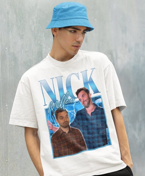 Nick Miller Shirt -Nick Miller Homage Vintage Tshirt,Nick Miller Retro Shirt,Nick Miller Retro Sweatshirt