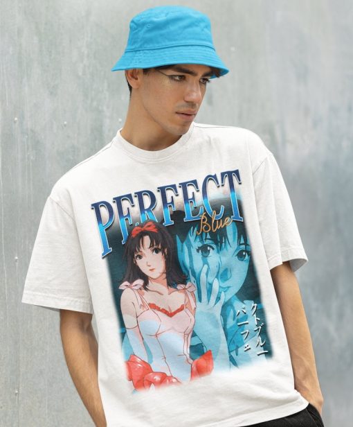 Retro Perfect Blue Mima Kirigoe Shirt -Perfect Blue Tshirt,Perfect Blue T-shirt,Perfect Blue Satoshi Kon T shirt