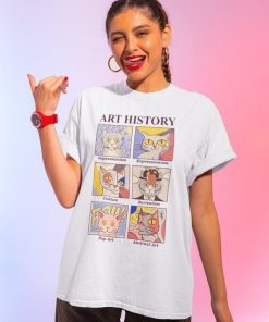 Unisex,Art History Cat Shirt-art shirt,art lover shirt,graphic tees,art tshirt,art tee,art sweatshirt,aesthetic shirt