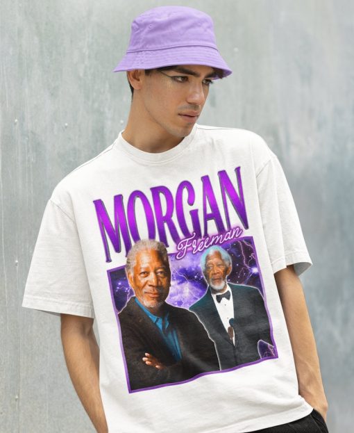 Retro MORGAN FREEMAN Shirt -Morgan Freeman Tshirt,Morgan Freeman T shirt,Shawshank Redemption Shirt