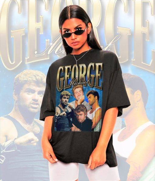 Retro George Michael Shirt-Careless Whisper Tshirt,George Michael Sweatshirt,George Michael T Shirt