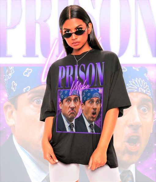 Retro Prison Mike Shirt-The Office Shirt,Michael Scott Shirt,Steve Carell Shirt,Michael Scott Sweatshirt