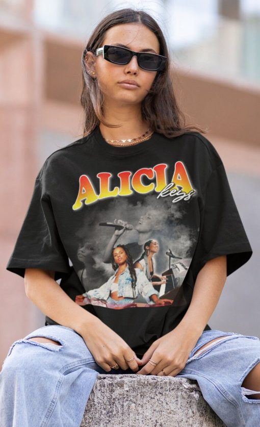 ALICIA KEYS TSHIRT | Alicia Keys Sweatshirt | R&B Hiphop RnB Rapper | T-Shirt Tshirt Shirt Tee | Sweater Sweatshirt