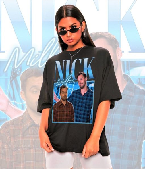 Nick Miller Shirt -Nick Miller Homage Vintage Tshirt,Nick Miller Retro Shirt,Nick Miller Retro Sweatshirt