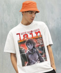 Retro Serial Experiments Lain Shirt -Lain Iwakura Shirt,Lain Vintage Shirt,Serial Experiments Lain Tshirt