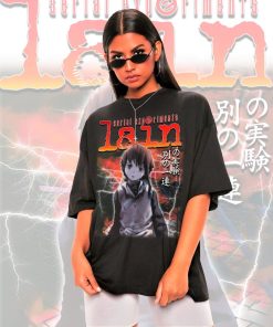 Retro Serial Experiments Lain Shirt -Lain Iwakura Shirt,Lain Vintage Shirt,Serial Experiments Lain Tshirt