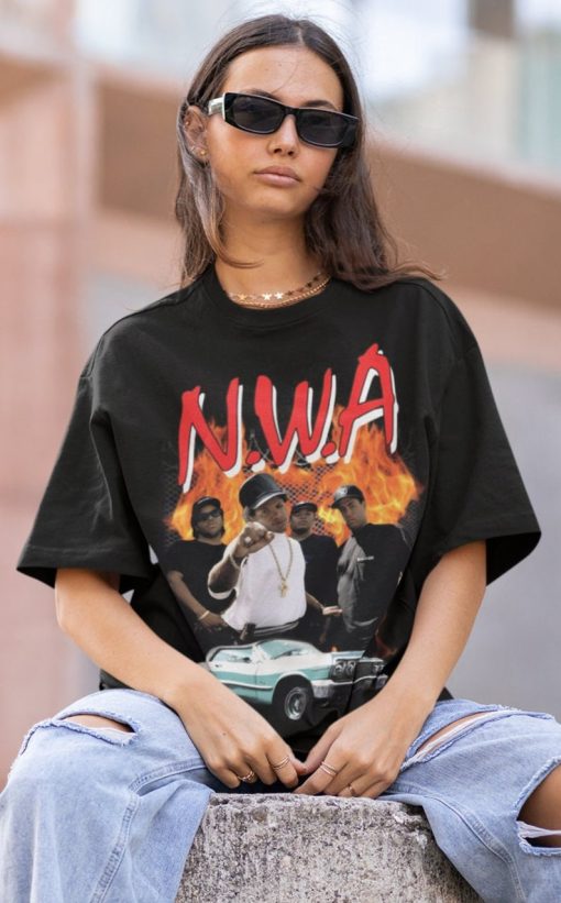 NWA Hihphop TShirt | N.W.A Sweater Sweatshirt | N W A Hiphop RnB Rapper | NWA T-Shirt Tshirt Shirt