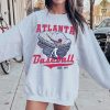 Vintage Atlanta Brave Crewneck Sweatshirt / T-Shirt, Retro Atlanta Baseball Shirt, Braves EST 1871 Sweatshirt