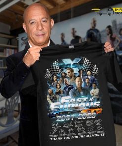 Fast And Furious Anniversary Shirt, Fast And Furious Shirt, Vin Diesel Shirt, Fast X Movie Shirt, Paul Walker T-Shirt