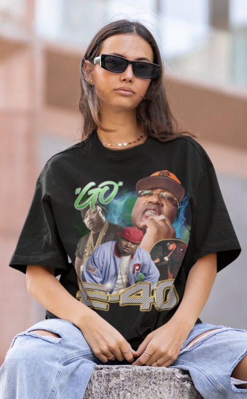 E-40 Hiphop TShirt | E-40 Sweatshirt Vintage | E-40 Hip hop RnB Rapper Soul | E-40 American Rapper Shirt