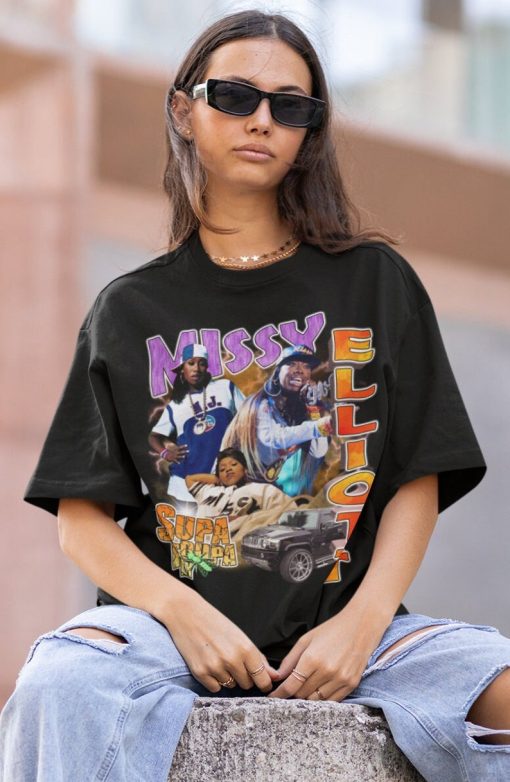 MISSY ELLIOTT Hiphop TShirt | Missy Elliott Sweatshirt Vintage | Missy Elliott Hip hop RnB Rapper Soul