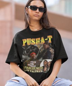 PUSHA T Hiphop TShirt | Pusha T Sweatshirt Vintage | Pusha T Hip hop RnB Rapper Soul | Pusha T American Rapper Shirt