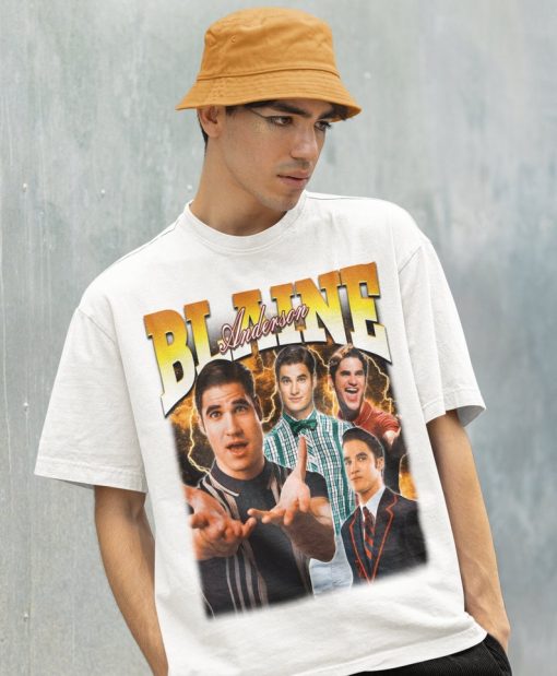 Retro Blaine Anderson Shirt-Blaine Anderson Tshirt,Blaine Anderson T shirt,Blaine Anderson T-shirt,Blaine Anderson Merch