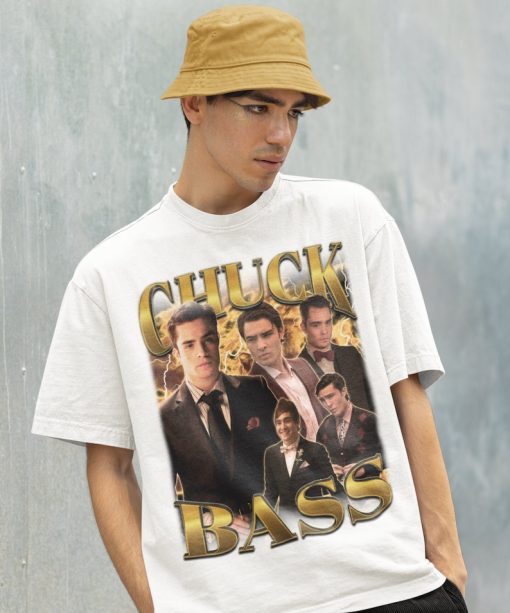 Retro Chuck Bass Shirt -Chuck Bass Gossip Girl Shirt,Chuck Bass Tshirt,Chuck Bass T-shirt,Chuck Bass T shirt