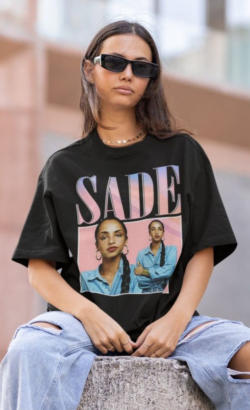 SADE HIPHOP TShirt | Sade Sweatshirt Vintage | Sade Hip hop RnB Rapper Soul | Sade American Rapper T-Shirt Tshirt