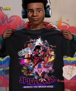 Spider-Man Across The Spider Verse T-Shirt, Spider Punk Shirt, Miles Morales Shirt, Superhero Spider-Man 2023 Shirt