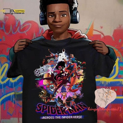 Spider-Man Across The Spider Verse T-Shirt, Spider Punk Shirt, Miles Morales Shirt, Superhero Spider-Man 2023 Shirt